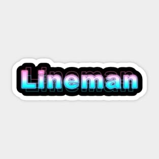 Lineman Sticker